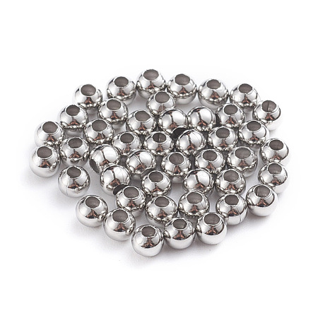 304 Stainless Steel Beads STAS-G230-P01-1