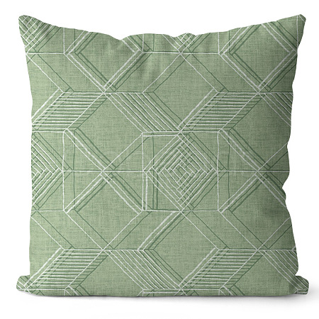 Green Series Polyester Throw Pillow Covers PW23050333345-1