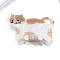 Animals PVC Claw Hair Clips, Hair Accessories for Women Girls, Cat Shape, 90mm