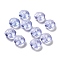 Transparent Acrylic Beads, Faceted, Rondelle, Lavender, 8.5x5mm, Hole: 1.8mm