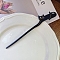 Cellulose Acetate Hair Forks, Hairpin Hair Accessory, Cat, Black, 170mm