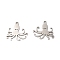 Non-Tarnish 201 Stainless Steel Pendants, Laser Cut, Ocean Theme, Stainless Steel Color, Octopus, 16x15x1mm, Hole: 1.5mm