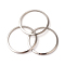 Tarnish Resistant 201 Stainless Steel Linking Rings, Ring, Stainless Steel Color, 20x0.5mm, Inner Diameter: 17.5~18mm