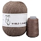 Knitting Yarn, Cashmere Yarn, for Blanket Pillows Craft Crochet Yarns, Camel, 2mm, about 50g/skein