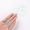 11/0 Grade A Transparent Glass Seed Beads X-SEED-N001-E-316-4