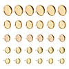 30Pcs 5 Size 304 Stainless Steel Stud Earring Findings STAS-LS0001-02G-3