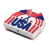 Independence Day Theme Silicone Beads SIL-M005-01B-2