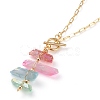 Electroplated Natural Quartz Crystal Beads Jewelry Sets SJEW-JS01166-3