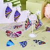 DIY Butterfly Wing Earring Making Kit DIY-TA0006-45-8