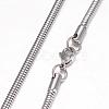 304 Stainless Steel Necklace MAK-K062-02P-3mm-2
