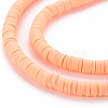 Handmade Polymer Clay Bead Strands CLAY-T002-6mm-46-3