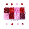1 Box Mixed 6/0 Glass Seed Beads Round  Loose Spacer Beads SEED-X0050-4mm-03-1