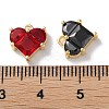 Glass Charms KK-F867-08G-3