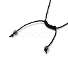 Adjustable Non-magnetic Synthetic Hematite Necklaces NJEW-JN02704-04-4