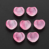 Two Tone Transparent Spray Painted Glass Beads GLAA-T022-24-C06-1