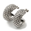 304 Stainless Steel Arch with Rhombus Stud Earrings for Women EJEW-F319-05P-2