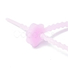 Luminous Silicone Cable Zip Ties AJEW-P104-01F-4