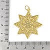 Brass Micro Pave Cubic Zirconia Pendants KK-B114-19G-3