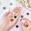 SUPERFINDINGS 12Pcs 12 Style Natural & Synthetic Gemstone Pendants G-FH0001-22-4