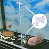 Plastic Fish Tank Aquarium Divider Clips KY-WH0046-68-6