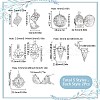 SUNNYCLUE 10Pcs 5 Styles Jewelry Making Finding Sets DIY-SC0020-05-2