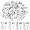  24Pcs 304 Stainless Steel Ball Chain Connectors STAS-NB0001-25-1