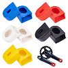 CHGCRAFT 20Pcs 5 Colors Silicone Bicycle Crank Arm Protectors FIND-CA0003-86-1