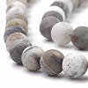 Natural Bamboo Leaf Agate Beads Strands G-T106-026-2