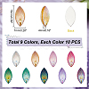 AHADERMAKER 90Pcs 9 Colors Opaque Resin Cabochons CRES-GA0001-11-2