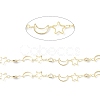 Brass & Cubic Zirconia Handmade Beaded Chains CHC-D029-32G-2