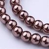 Glass Pearl Beads Strands HY8mm76-2