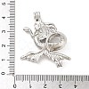 Alloy Bead Cage Pendants FIND-M012-01A-P-3