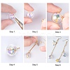 Unicraftale DIY Glass Ball Bottle Drop Earring Making Finding Kit DIY-UN0003-15-4