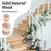 Unpainted Wooden Finials and Spindles for Crafts WOOD-WH0124-32-6