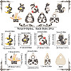 SUNNYCLUE 18Pcs 9 Style Alloy Enamel Pendants FIND-SC0003-77-2