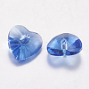 Faceted Glass Rhinestone Charms RGLA-F054-12x12-206-2