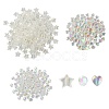 350Pcs 3 Style Transparent Acrylic Beads TACR-FS0001-05-1