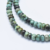 Natural African Turquoise(Jasper) Beads Strands G-E444-49-6mm-3