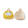 Alloy Enamel Pendants ENAM-H039-04G-A-1