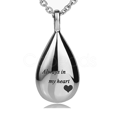 Non-Tarnish Stainless Steel Pendant Necklaces PW-WG93130-01-1