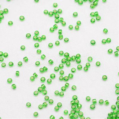 6/0 Transparent Glass Round Seed Beads SEED-J010-F6-27B-1