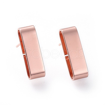 (Jewelry Parties Factory Sale)Brass Stud Earrings EJEW-L234-32RG-1