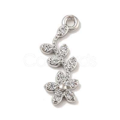 Brass Micro Pave Cubic Zirconia Pendant
s ZIRC-R020-03P-1