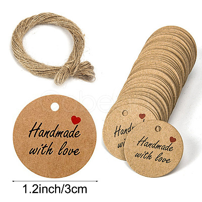 Kraft Paper Gift Tags SCRA-PW0004-177G-1