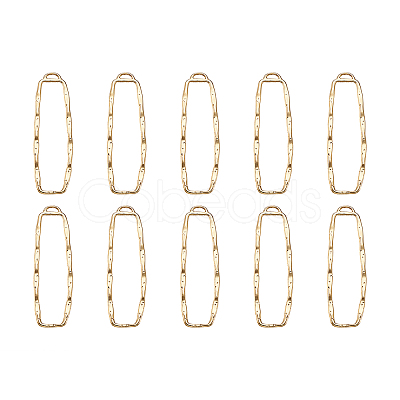 10Pcs Alloy Open Back Bezel Big Pendants PALLOY-TAG0001-01-1