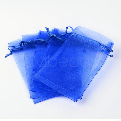 Organza Gift Bags with Drawstring OP-R016-10x15cm-10-1