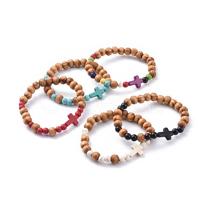 Stretch Bracelets BJEW-JB04620-1