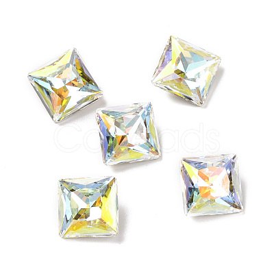 Light AB Style K9 Glass Cabochons RGLA-J039-C-001LA-1