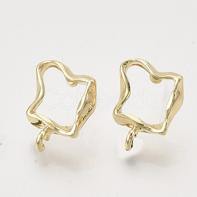 Alloy Stud Earring Findings PALLOY-S121-246-1