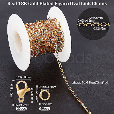 Beebeecraft DIY Chain Bracelet Necklace Making Kit DIY-BBC0001-24-1